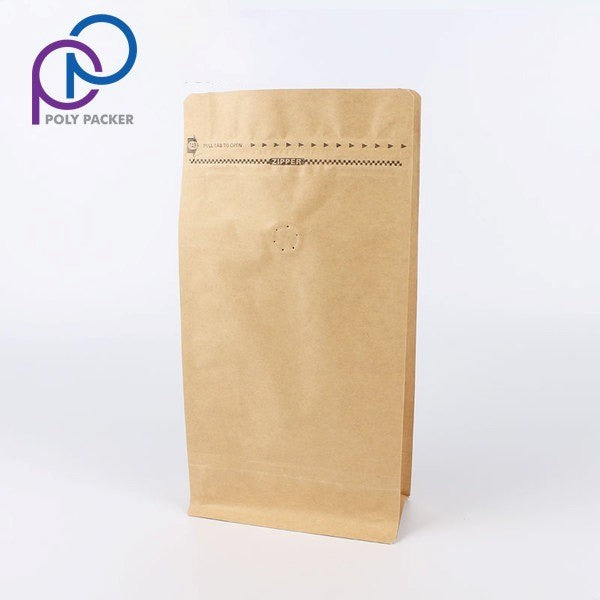 Kraft Paper Pull-tab Zip Lock Pouch (Coffee bag)