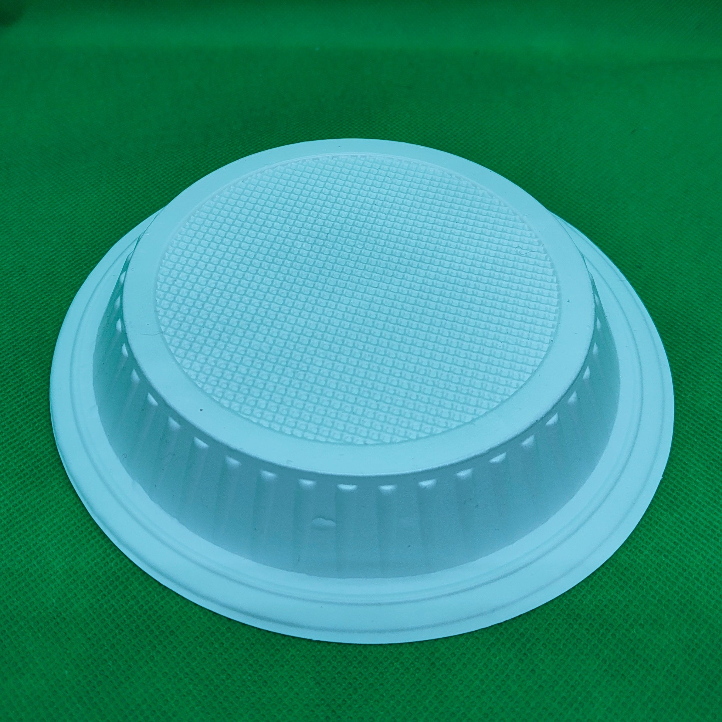 One Time Plastic Plate 6 inch (White) back