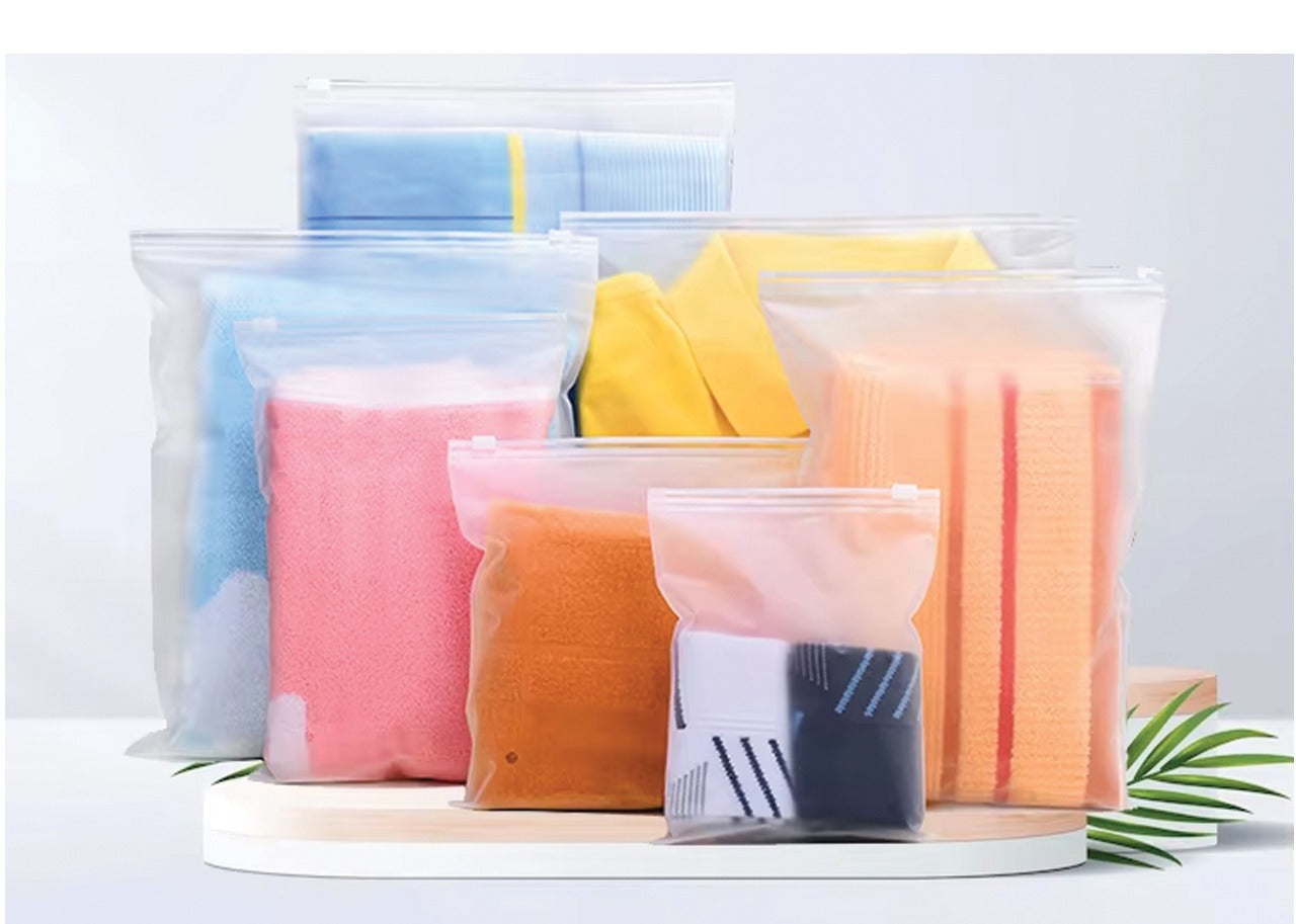 Combo of Zip Bag (3 in 1) for Food and Clothes