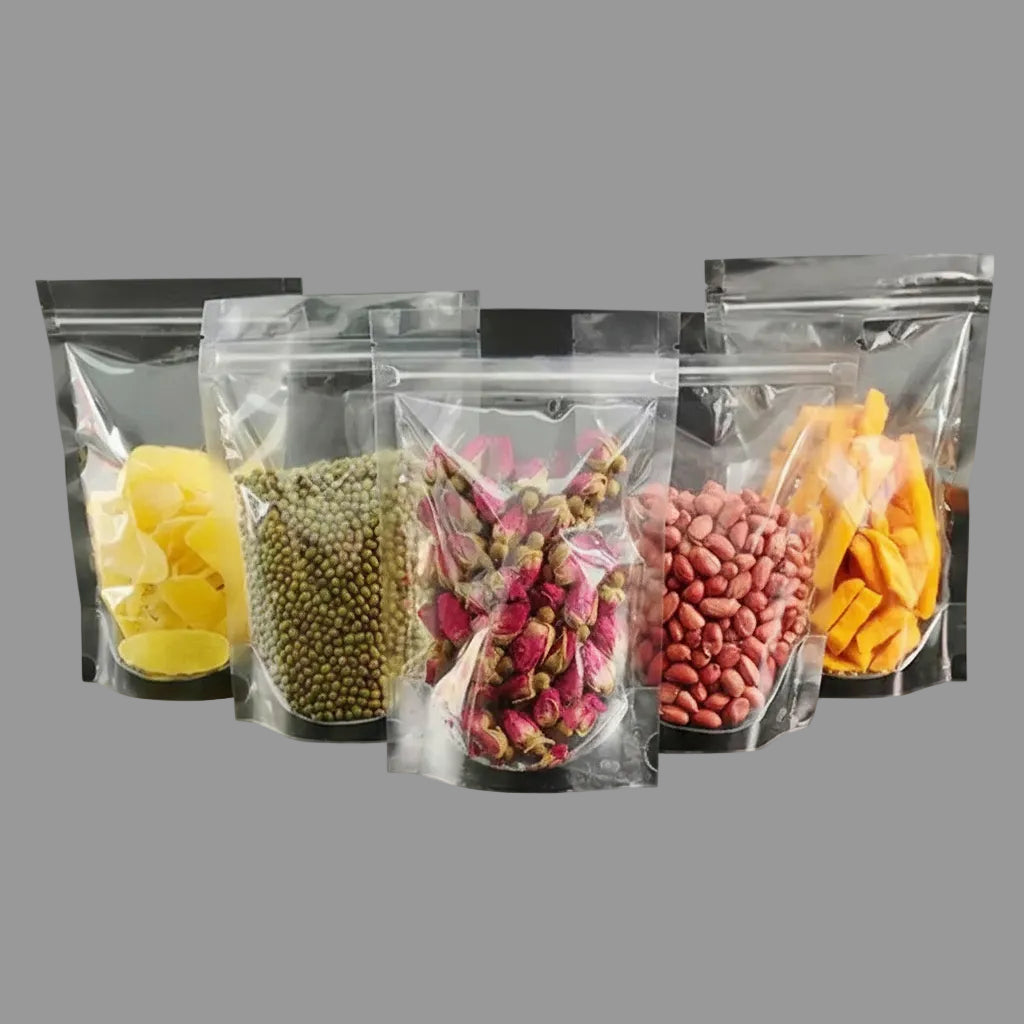 Zip Lock Transparent Stand Up Pouch (2 Layer) – Poly Packer